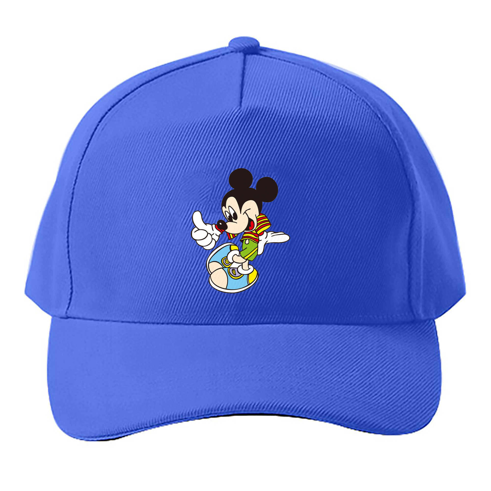 （画像用） ミッキーマウス Mickey Mouse ベースボールキャップ 綿100％ 男女兼用 帽子 スポーツ